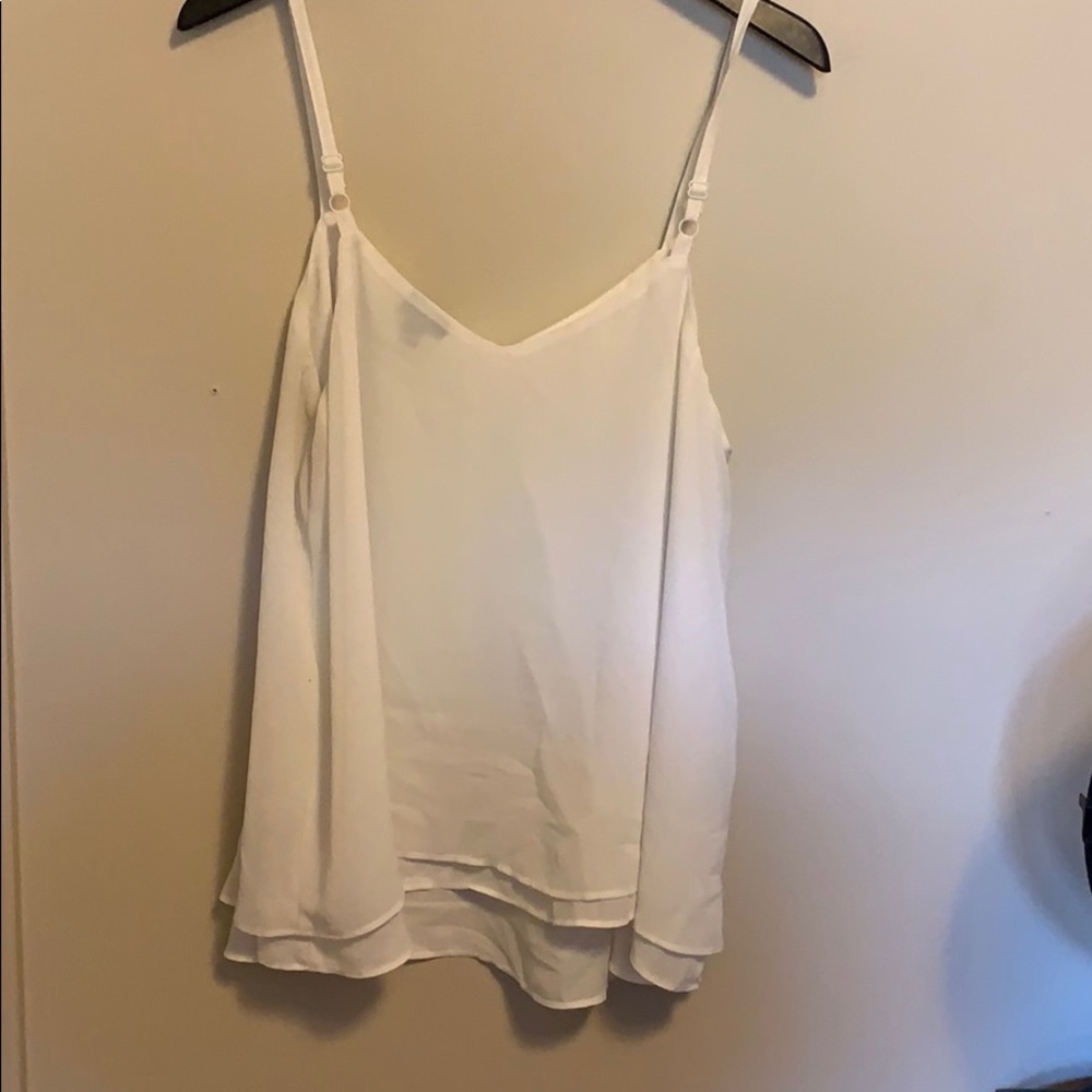 Torrid 00 White Loose-fit Tank - Picture 2 of 2